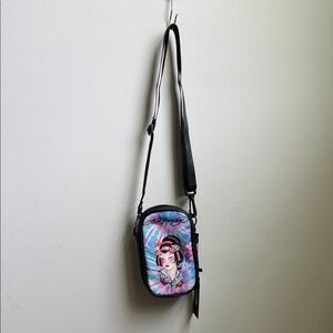 Ed Hardy crossbody phone case with adjustable and removable strap NWT